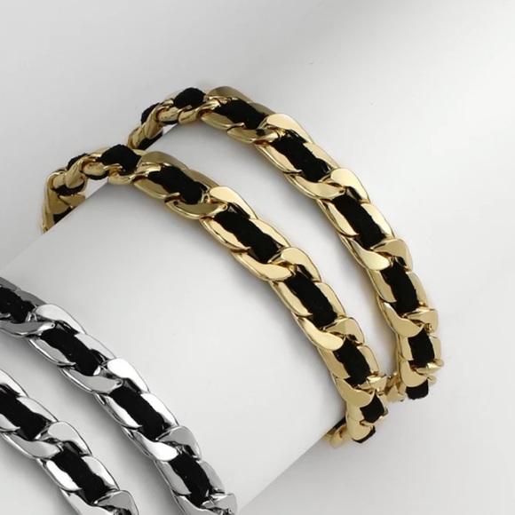 GP chic leather chain choker - Picture 4 of 4